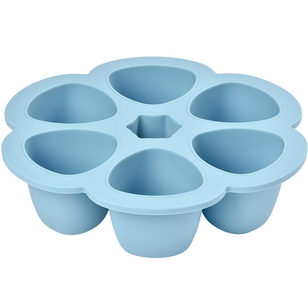 Moule de congélation multi portions silicone bleu (Béaba) - Couverture