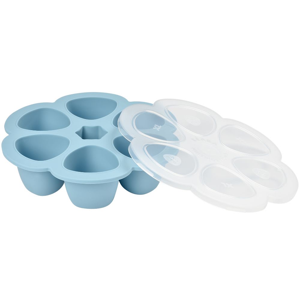 Moule de congélation multi portions silicone bleu (Béaba) - Image 2
