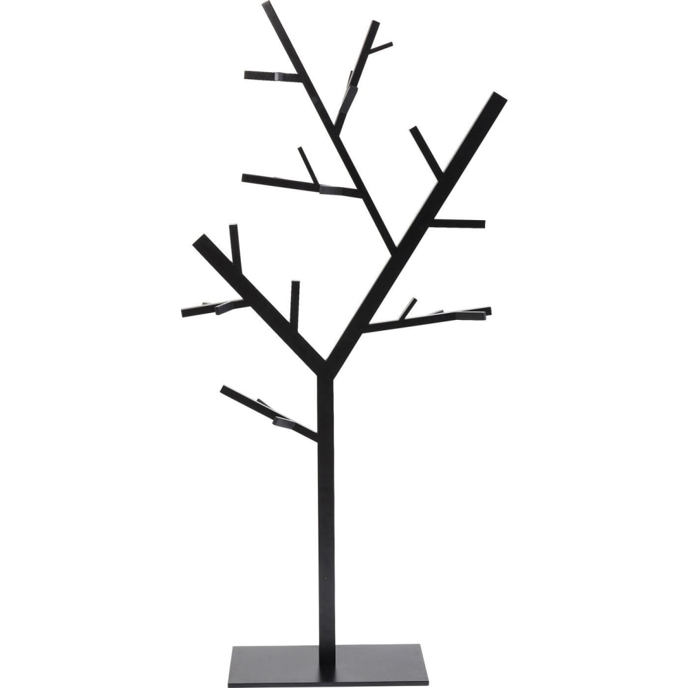Porte-manteau arbre en acier noir H201