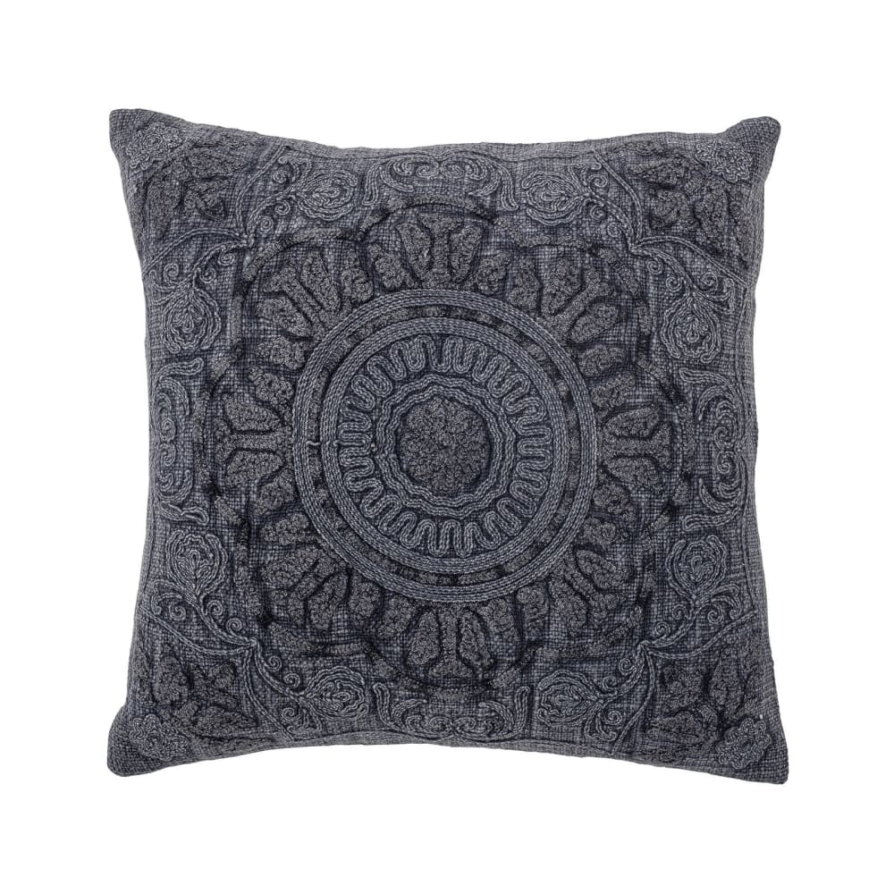 Cuscino in cotone blu - Modello Classico chic - Cotone