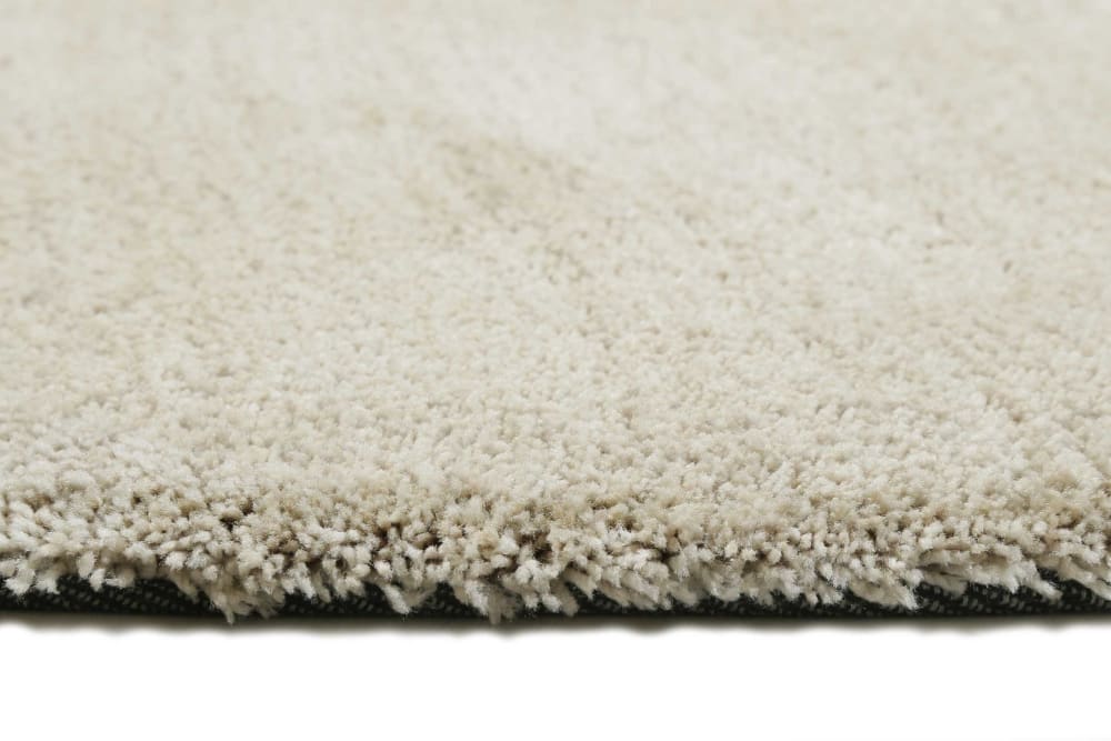 Tapis poils longs tufté beige doux 170x120 — vue 4
