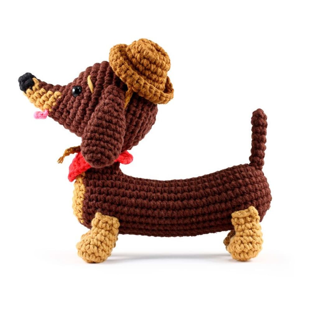 Ma peluche en crochet teckel - Maisons du Monde