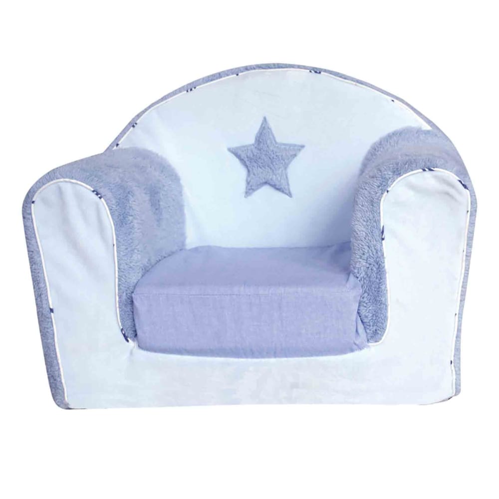Home Maison - Fauteuil club enfant convertible Diego Bleu 42x55