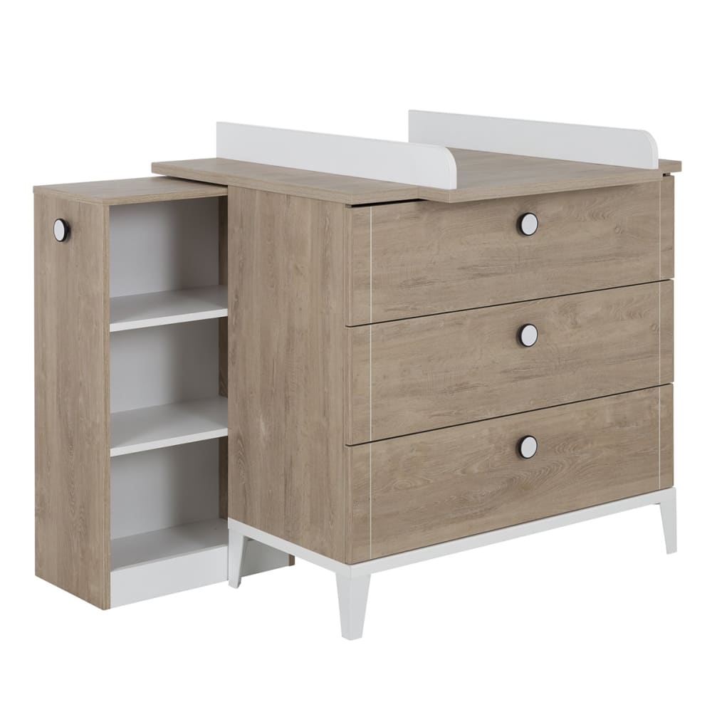 Petite bibliothèque mobile Chêne blond Marcel (Galipette) - Image 2