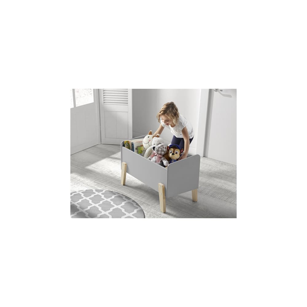 Vipack KIDDY Coffre à jouets Gris cool (Vipack) - Image 2