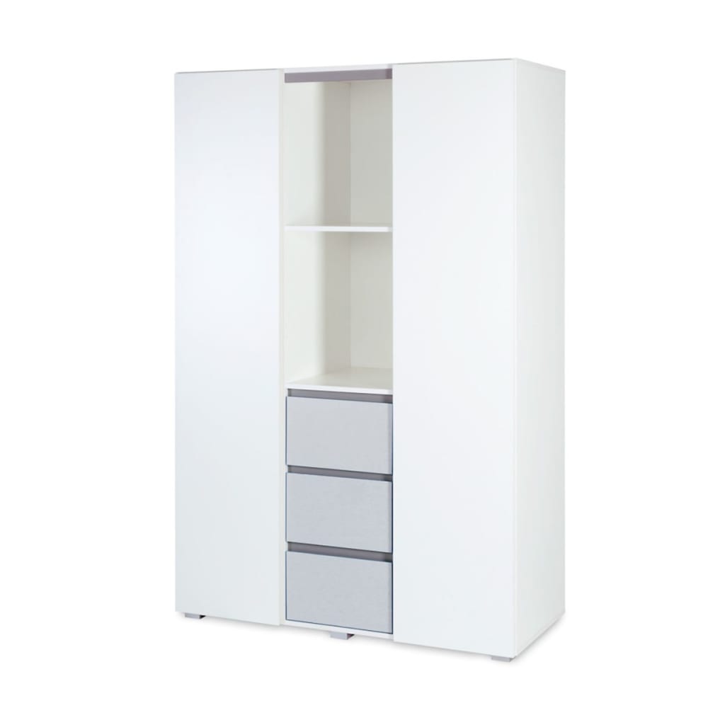 Armoire 3 portes littlesky by klups dalia blanc