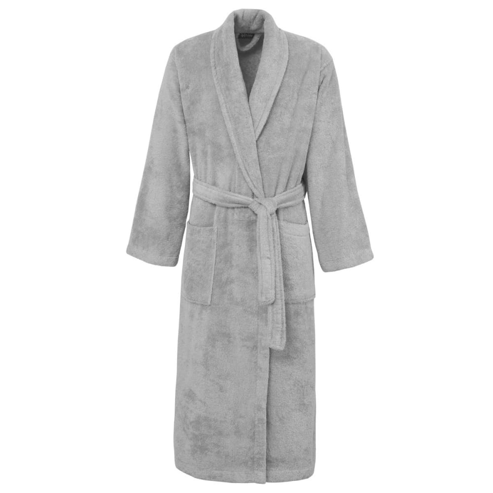 Peignoir de bain mixte - gris perle
