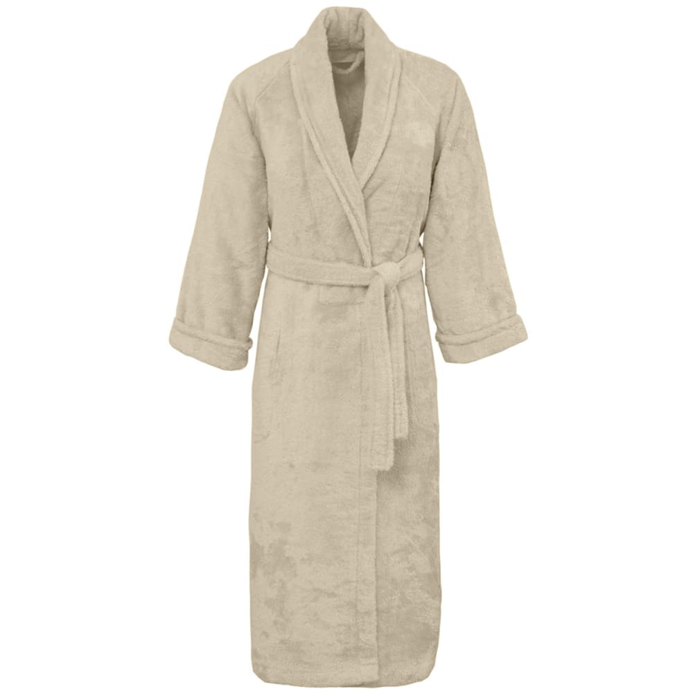 Peignoir col chale coton/modal Sable XL