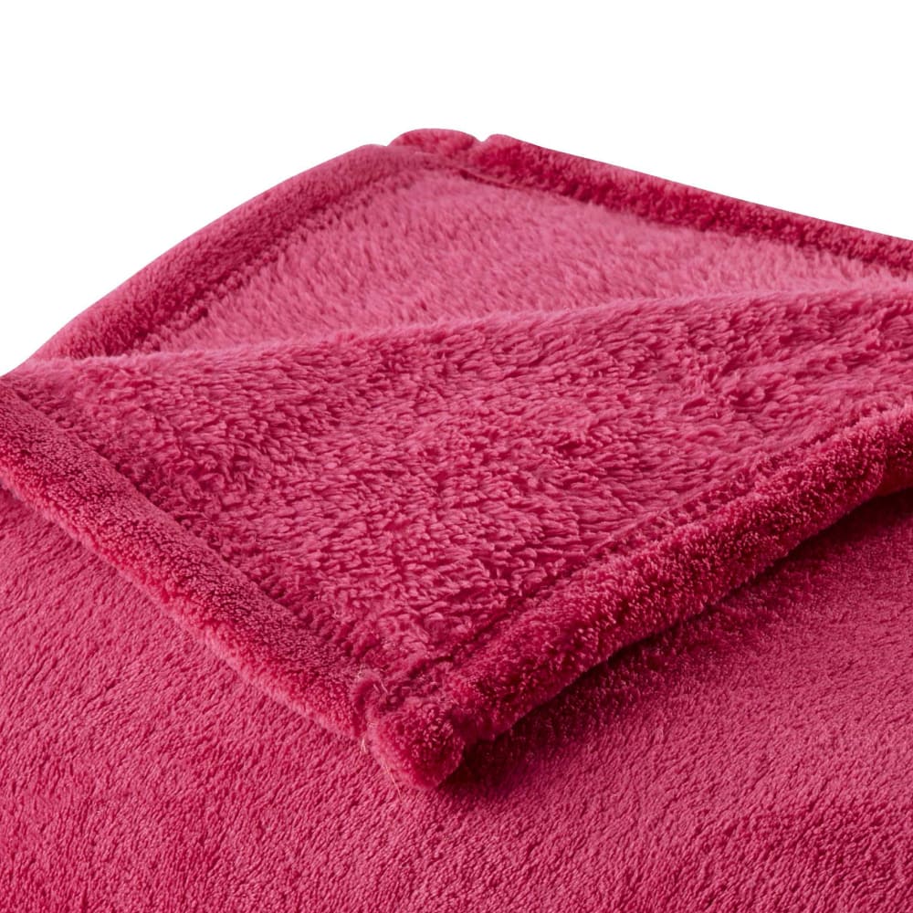 Couverture bébé unie et colorée fuchsia 75x100 - Maisons du Monde
