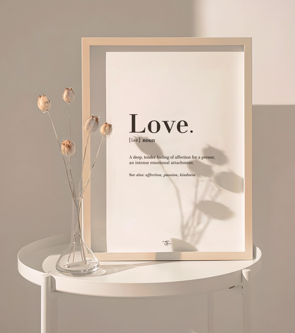 Affiche Love (30 x 40 cm) (Lilipinso) - Image 3