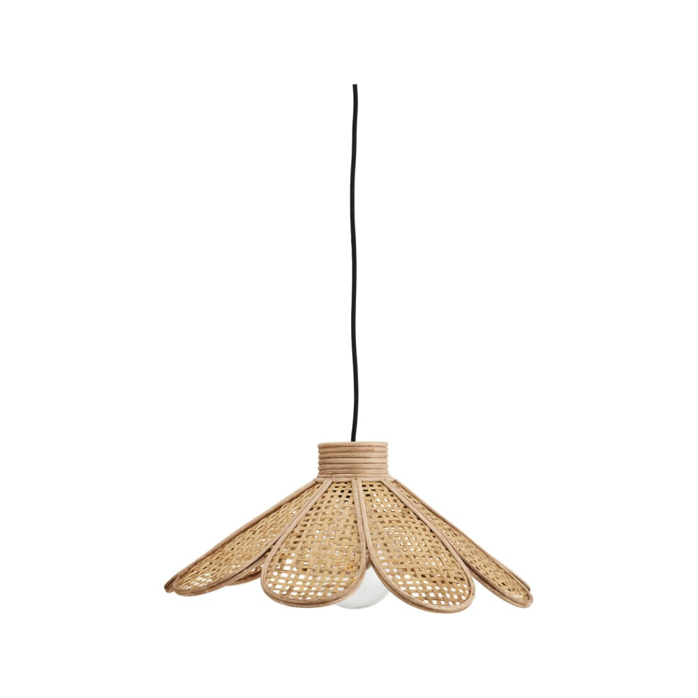Lampe suspension en rotin