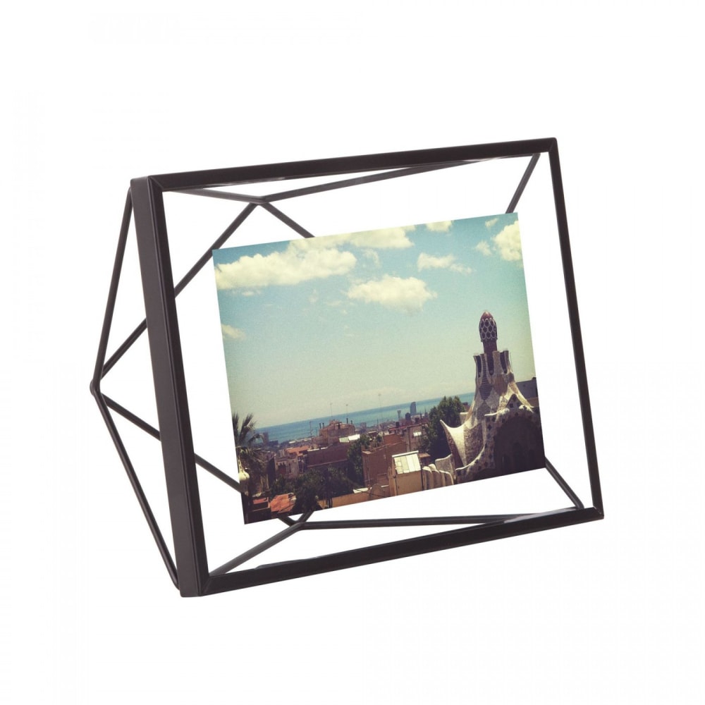Cadre pour photo 10x15cm en métal à poser ou fixer, noir - Maisons du Monde