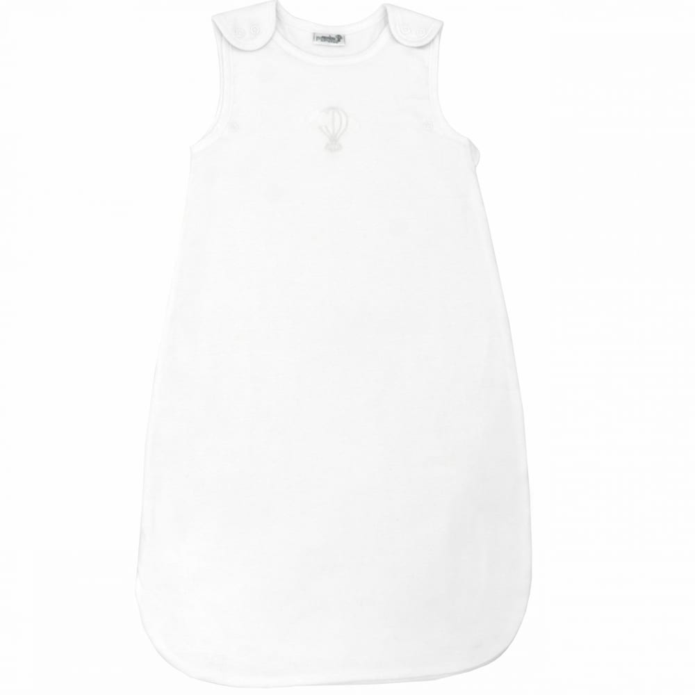 Premiers Moments Verstellbarer Sommerschlafsack 3-6 Mon. WEISS Öko-Tex Zertifikat BAUMWOLLE Baby
