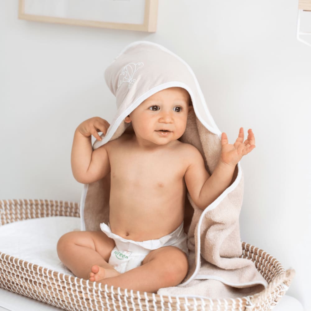 Baby-Kapuzenbademantel aus Bio-Baumwolle - Maisons Du Monde