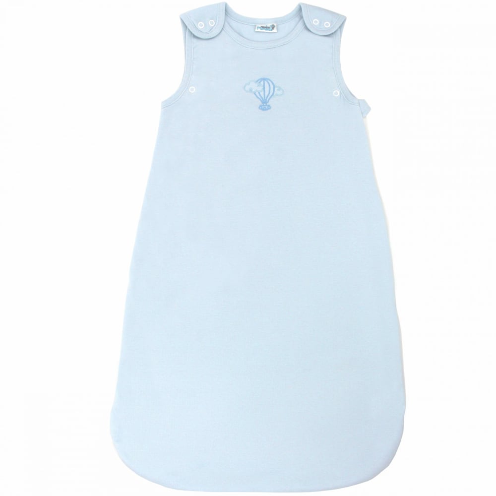 Premiers Moments Verstellbarer Sommerschlafsack 3-6 Mon. BLAU Öko-Tex Zertifikat BAUMWOLLE Baby