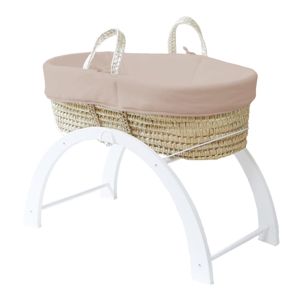 Premiers Moments Babytragekorb mit umdrehbarem Gestell BRAUN Öko-Tex Zertifikat STOFF Baby