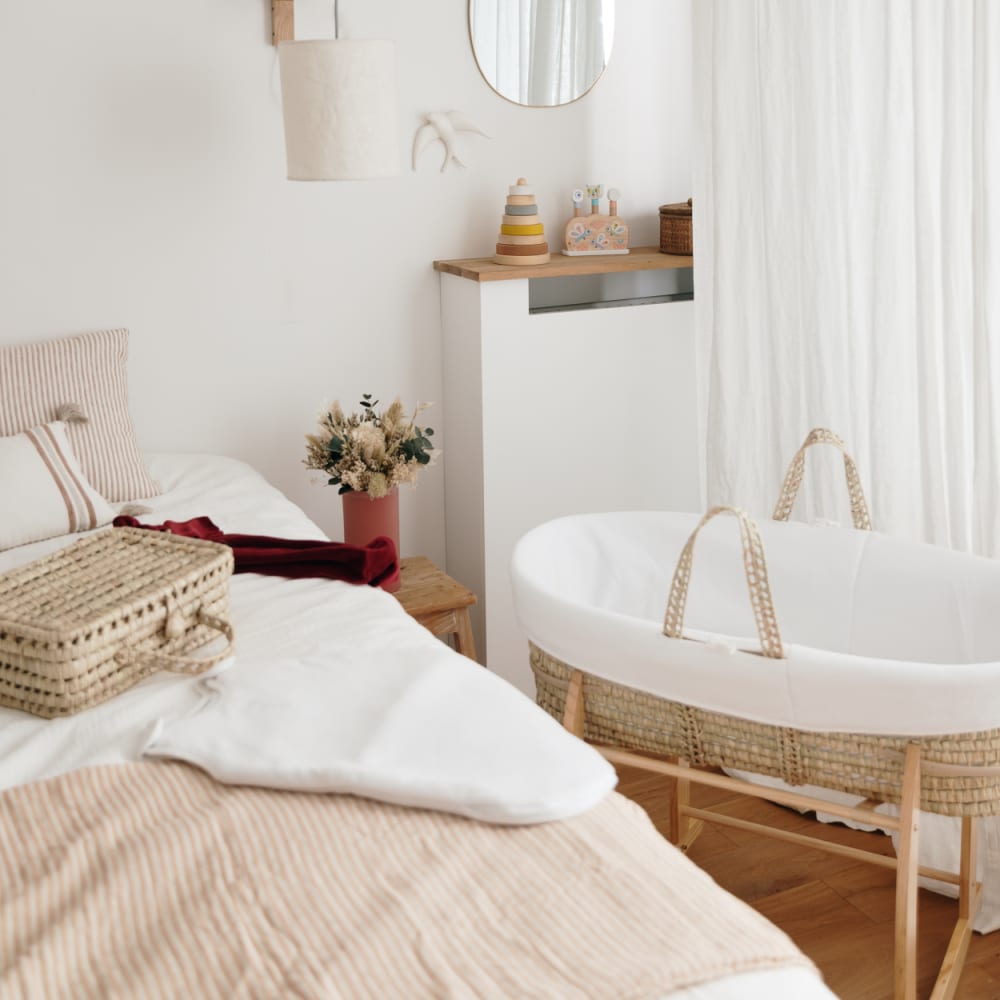 Babytragekorb - Bio-Baumwolle - Maisons Du Monde