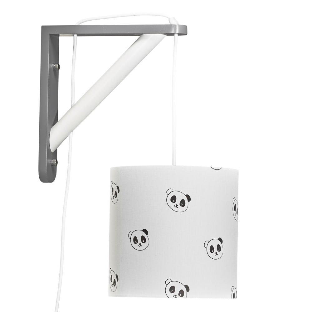 Applique murale lumineuse en coton