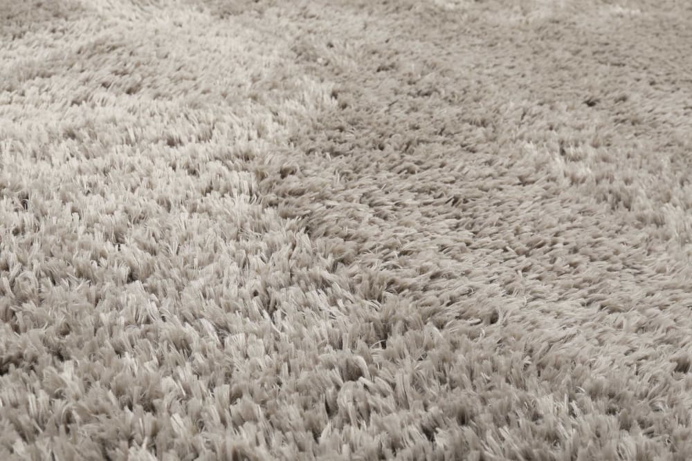 Tapis uni beige taupe 100% de matière recyclée 200x290 — vue 4