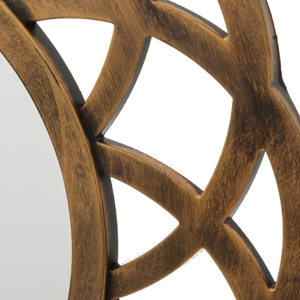 Miroir mural or vieilli D39cm - Maisons du Monde