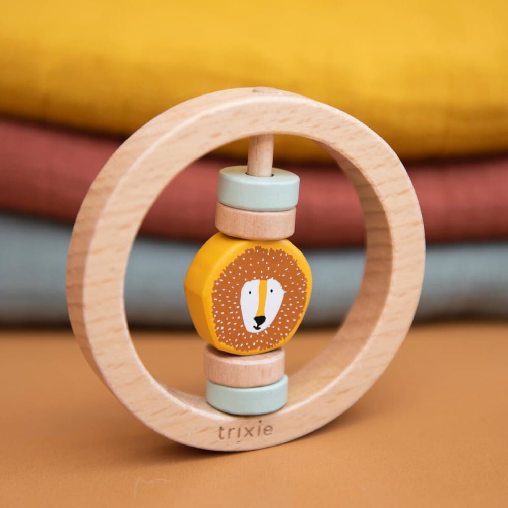 Hochet anneau en bois mr. lion - Maisons du Monde