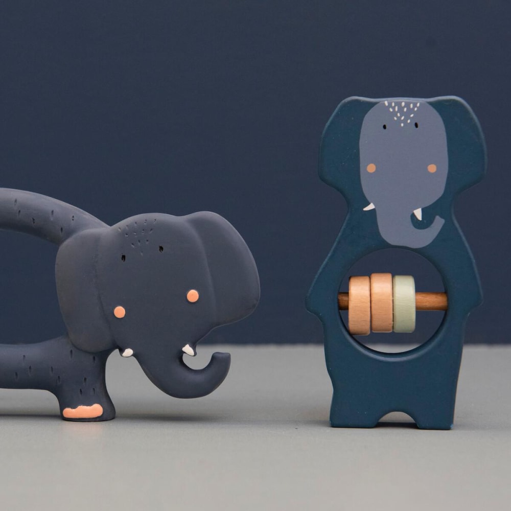 Hochet en bois Mrs. Elephant - Maisons du Monde