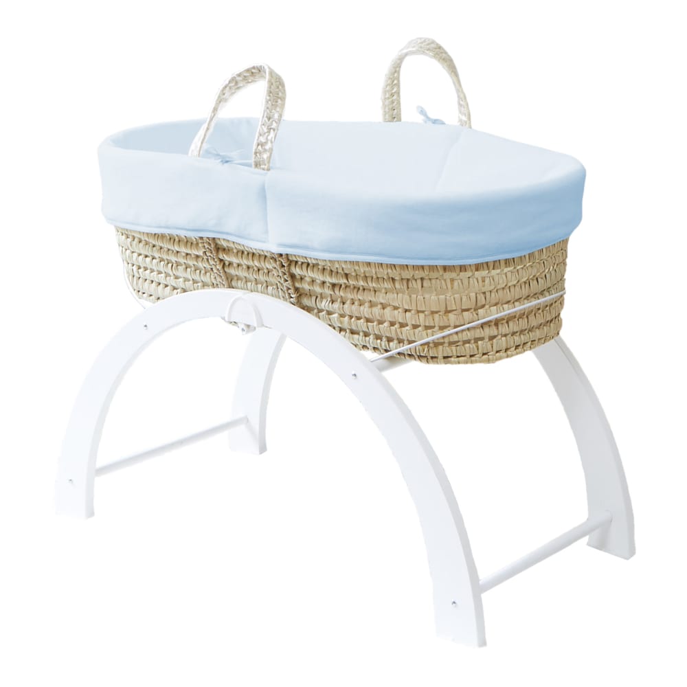 Premiers Moments Babytragekorb mit umdrehbarem Gestell BLAU Öko-Tex Zertifikat STOFF Baby