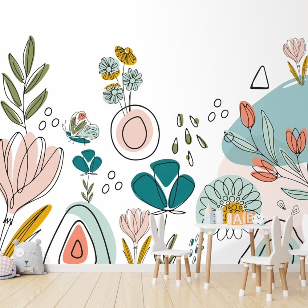 Papier peint panoramique - 7 lés : 336 x 270 cm - Multicolore - 99DECO (99Déco) - Image 2
