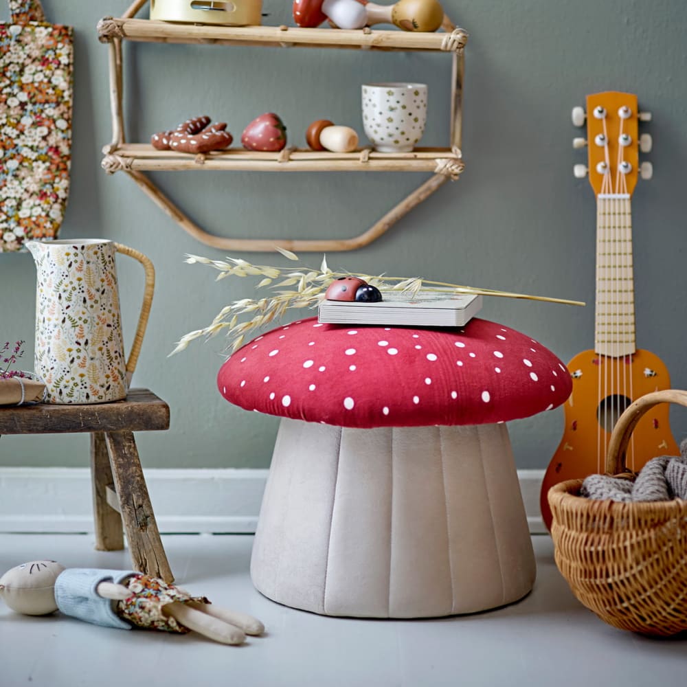 Pouf champignon H30cm (Bloomingville) - Image 1