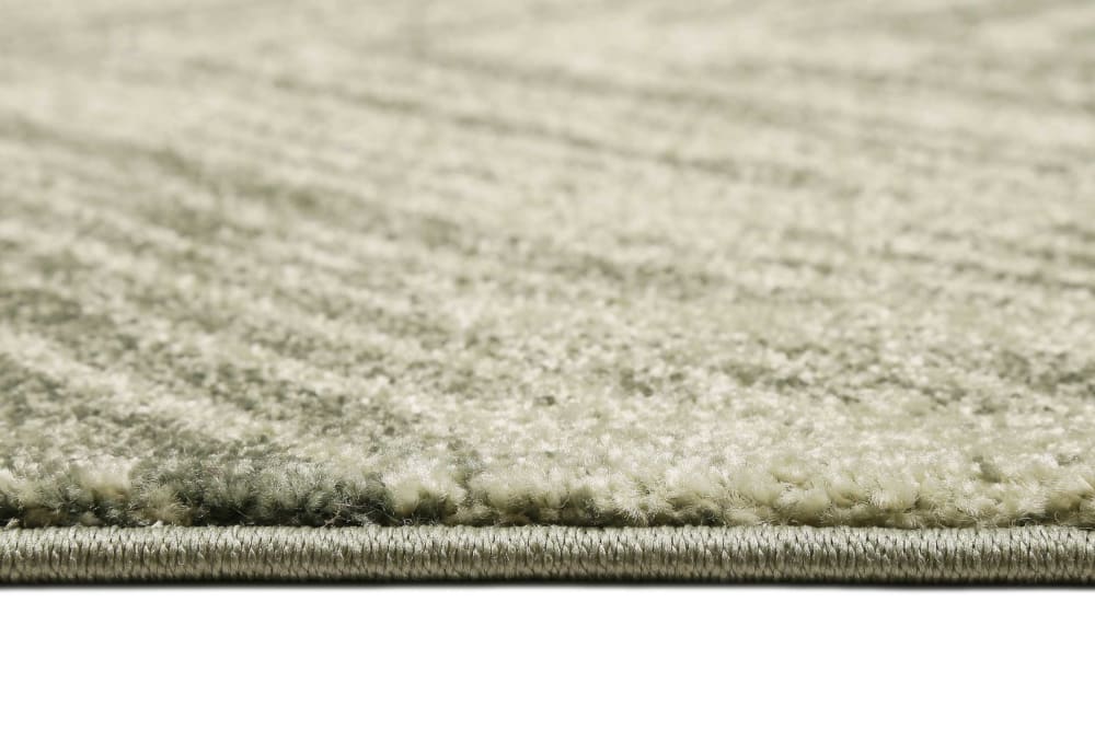 Tapis plat vintage design graphique tons de vert 120x170 — vue 4
