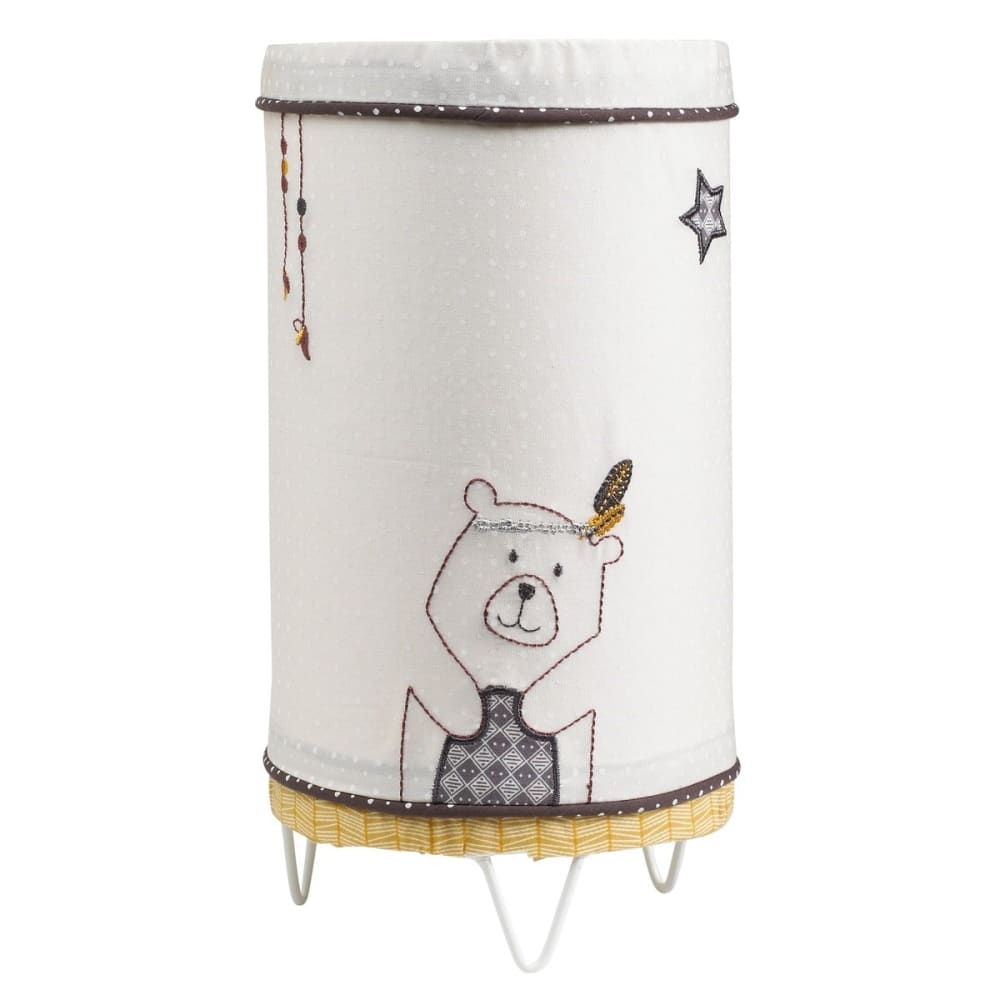 SAUTHON Luminaire enfant &agrave; poser en Coton Beige