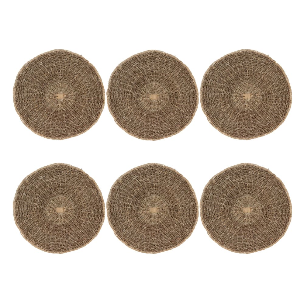 Lot de 6 sets de table rond 38cm