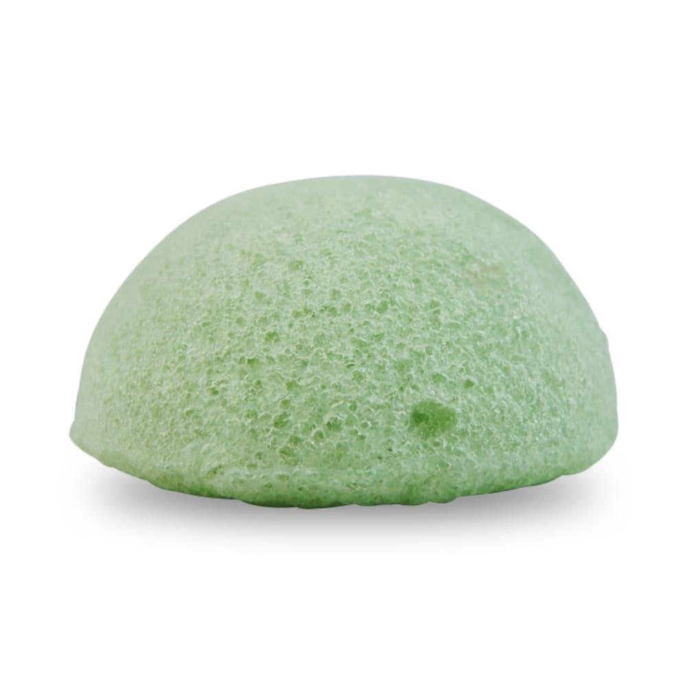Éponge konjac 100% naturelle enrichie à l'aloe vera forme demi-lune - Maisons du Monde