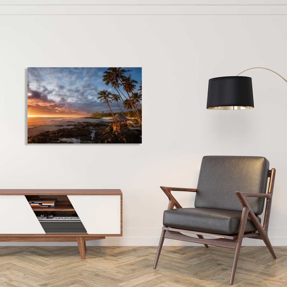 Tableau paradis beach impression sur aluminium 120x80 cm - Maisons du Monde