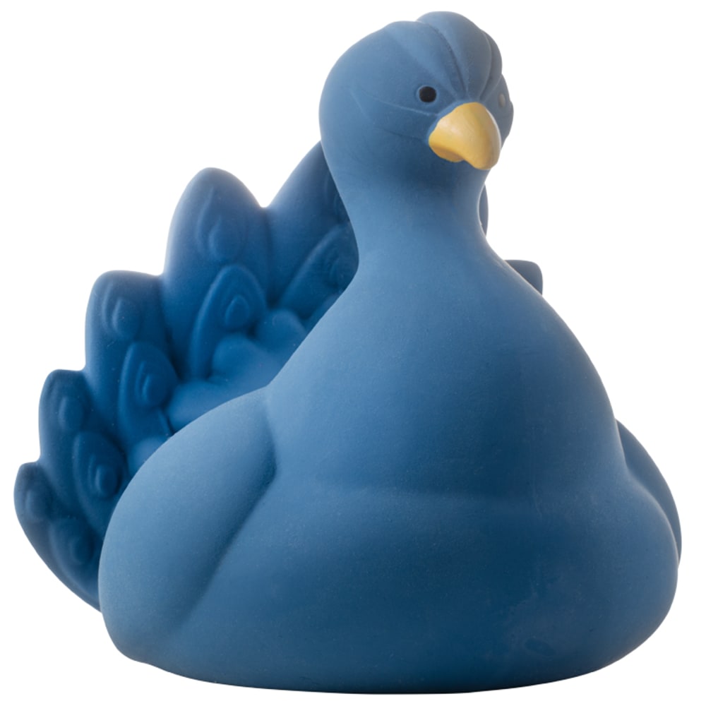 Natruba - Paon Bleu en caoutchouc naturel