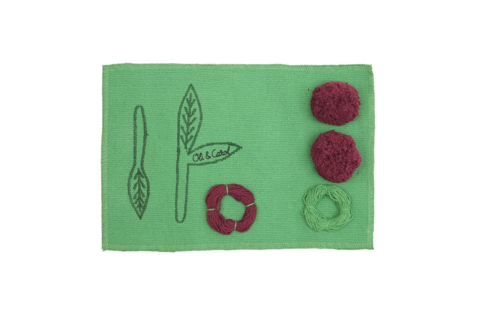 Oli&Carol Kit de couture Mery la cerise Rouge Coton - 24x5x12cm