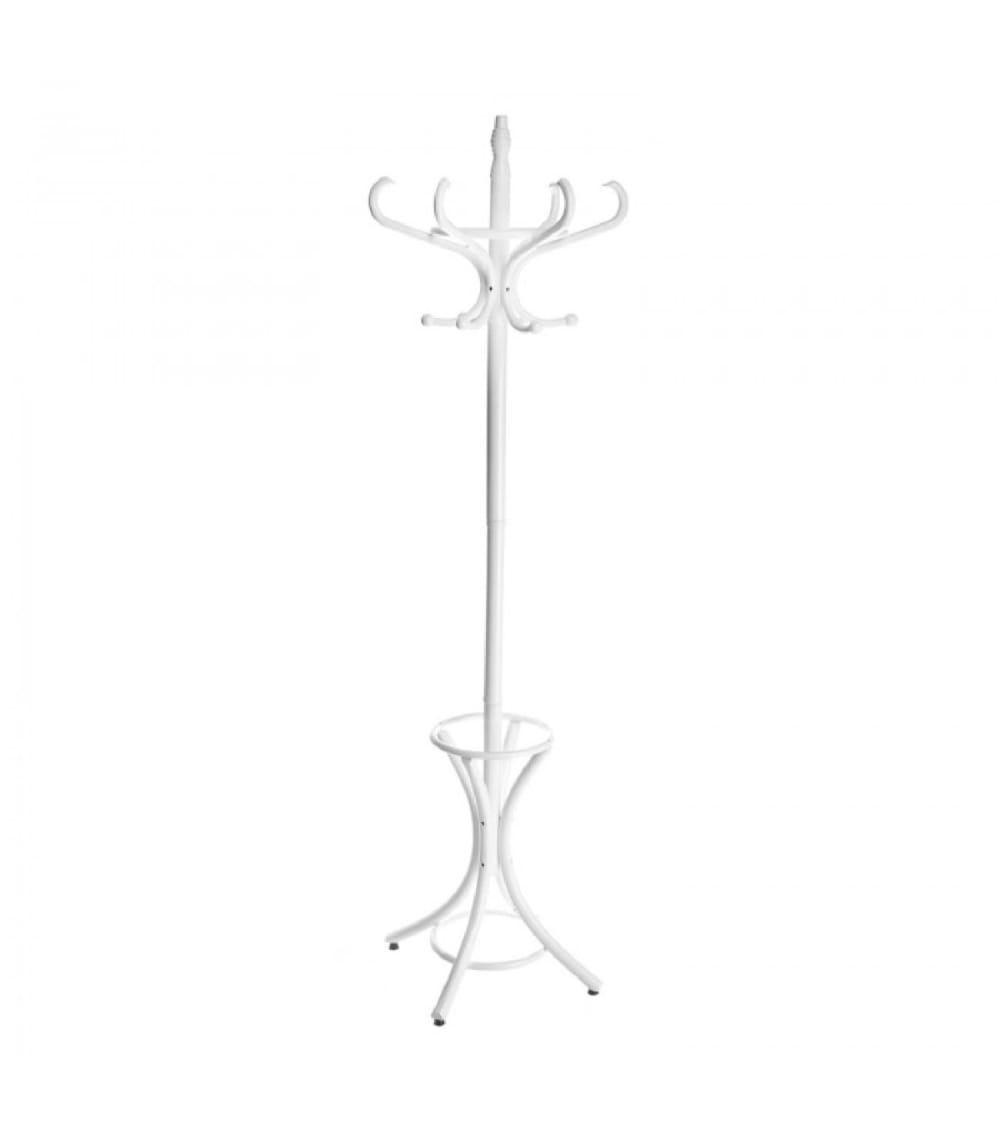 Portemanteau perroquet en bois blanc H184cm