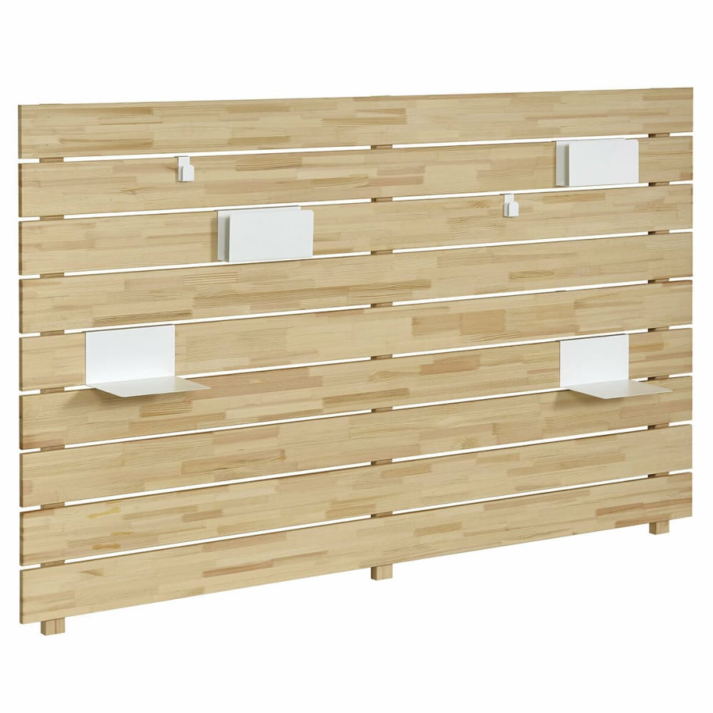 Cabecero madera maciza natural