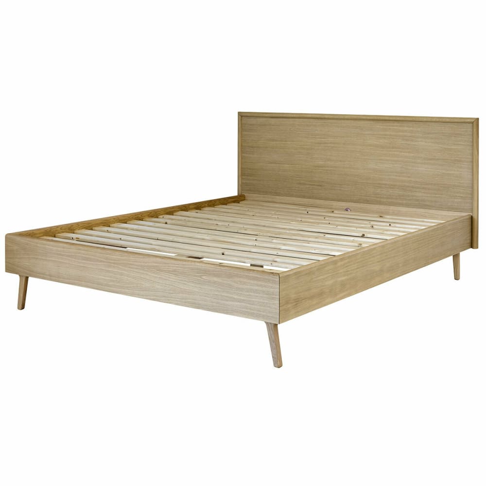 Lit bois massif 140x200 cm - Maisons du Monde