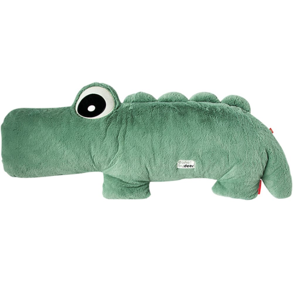 Done by Deer Peluche géante cuddle friend croco vert Vert Pes - Polyester - 10x100x40cm