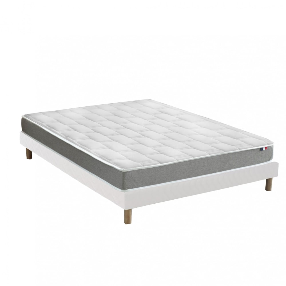 Ensemble matelas mémoire de forme + oreiller + couette 140x190 - Maisons du Monde