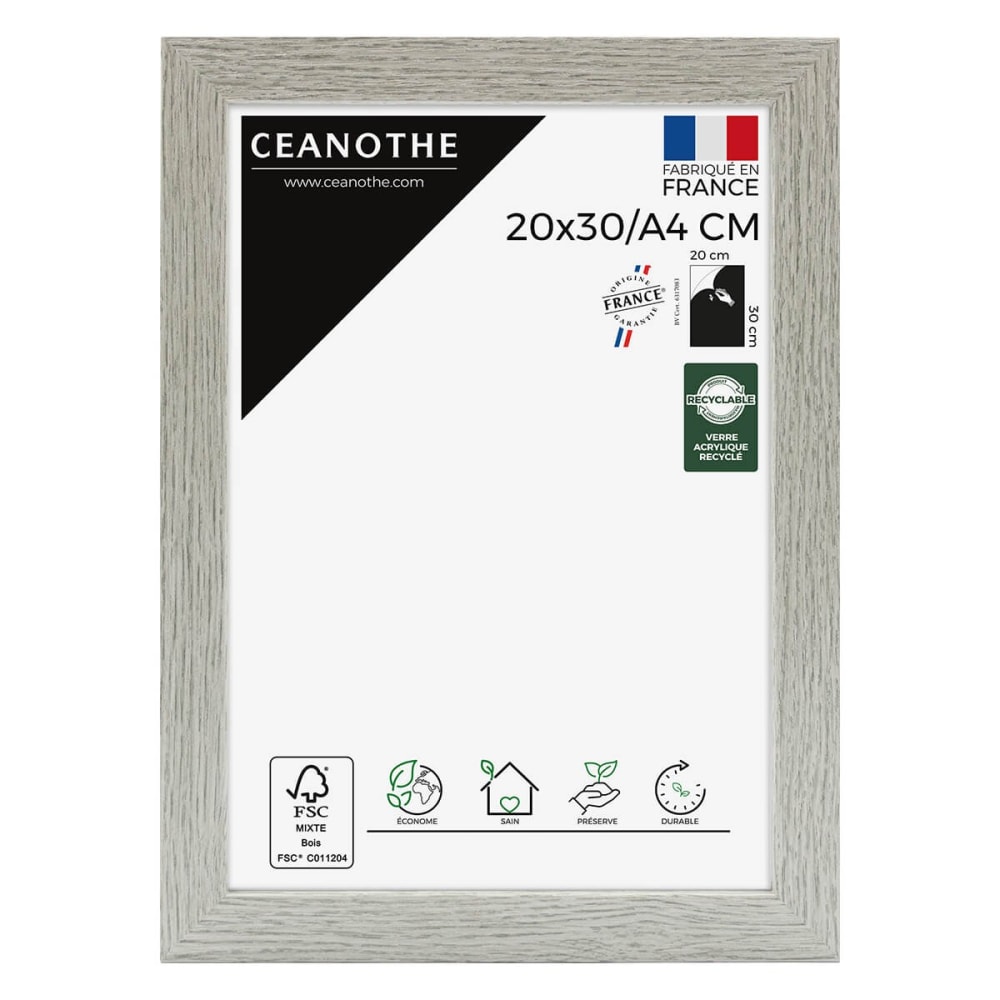 Cadre photo 20x30 cm bois reconstitué fsc