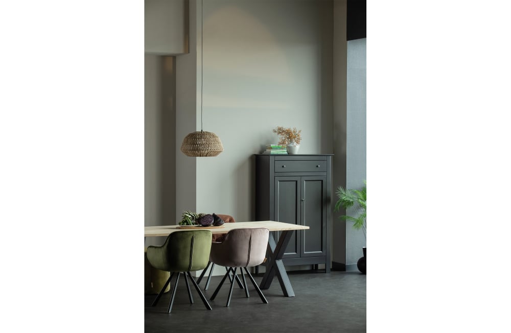 Tisch in massiver Eiche 200x90cm, beige - Maisons Du Monde