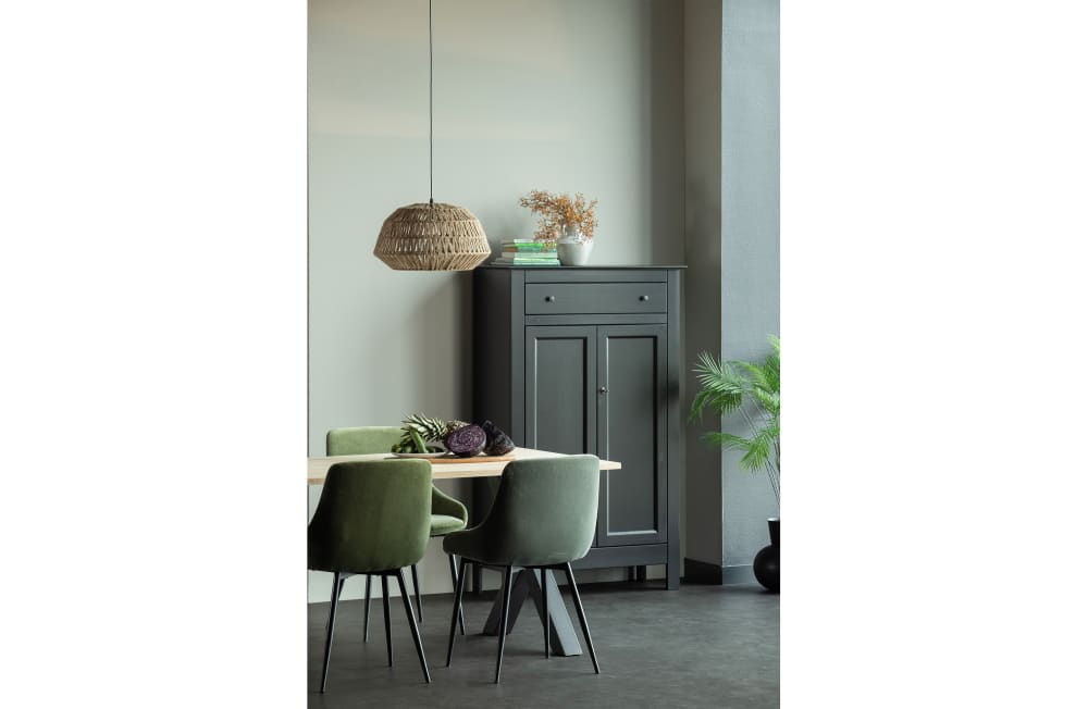 Tisch für 4 Personen aus massiver Eiche, beige - Maisons Du Monde