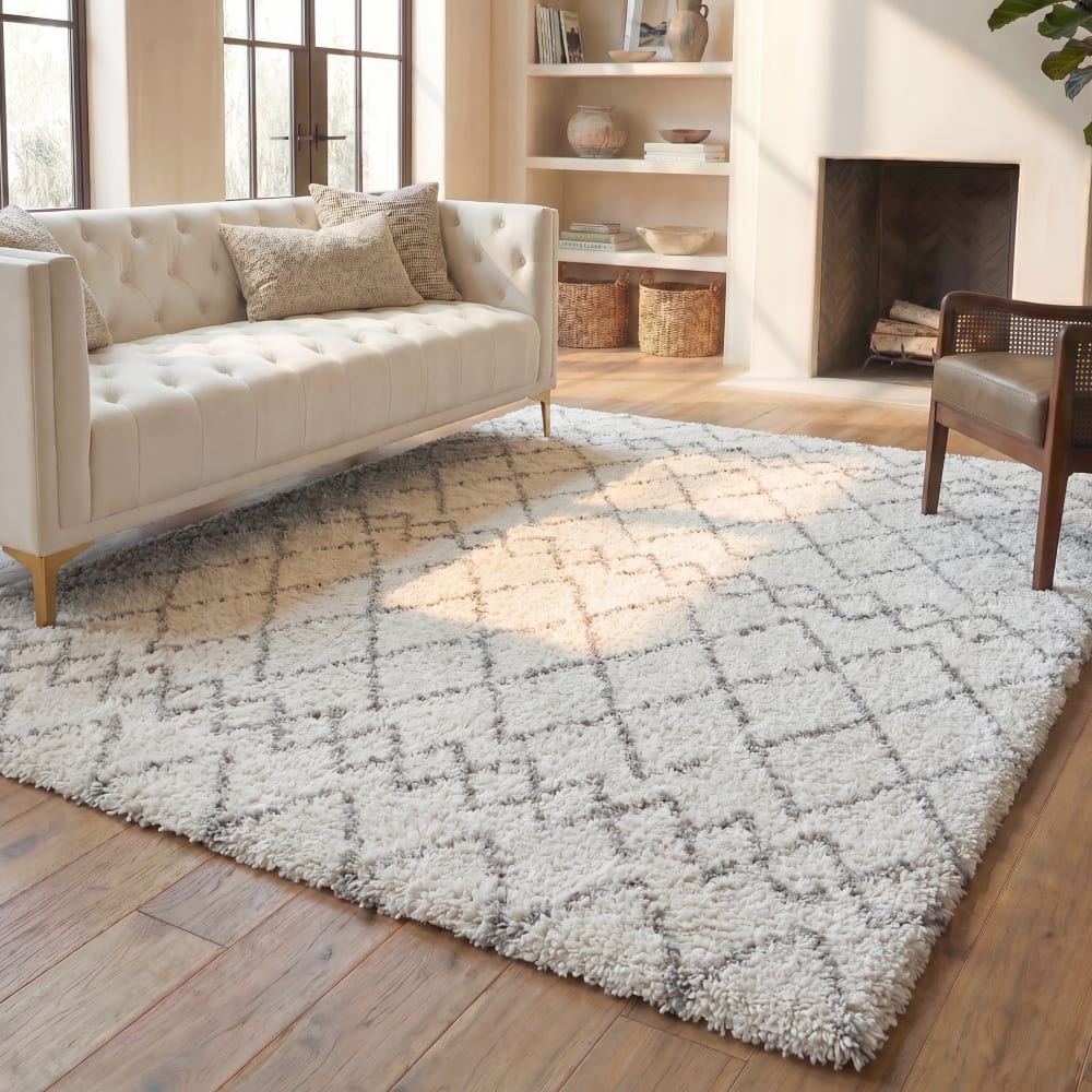 Polypropylen-Teppich in Beige/Grau, 155 x 229 cm - Maisons Du