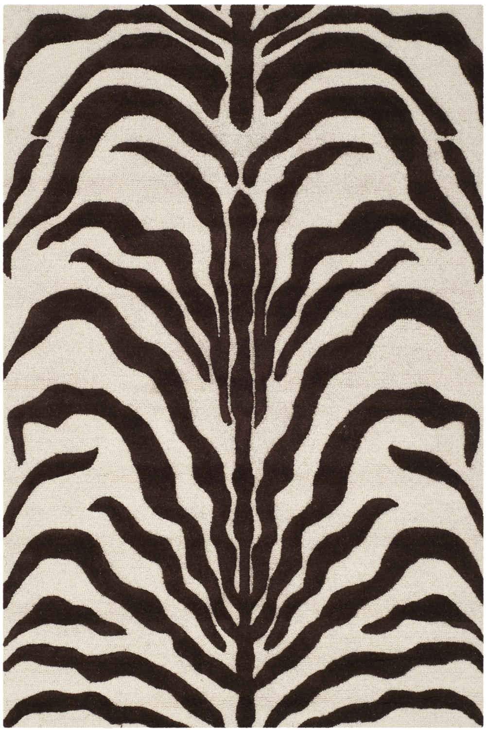 Tapis laine marron 122