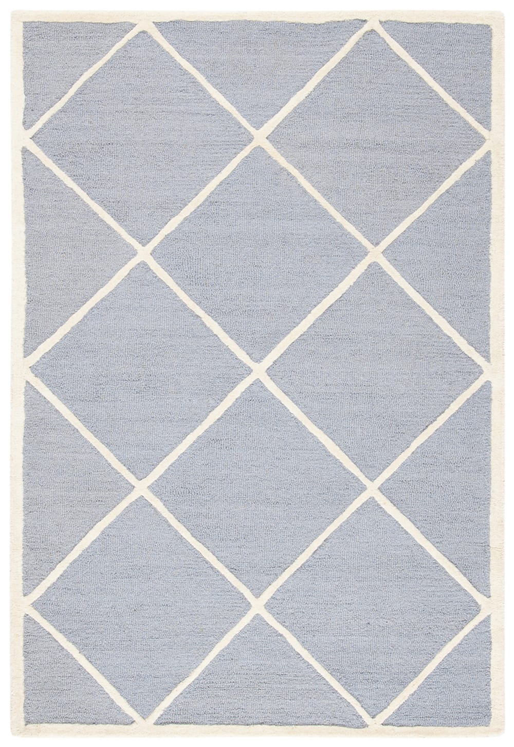 Tapis laine gris 122
