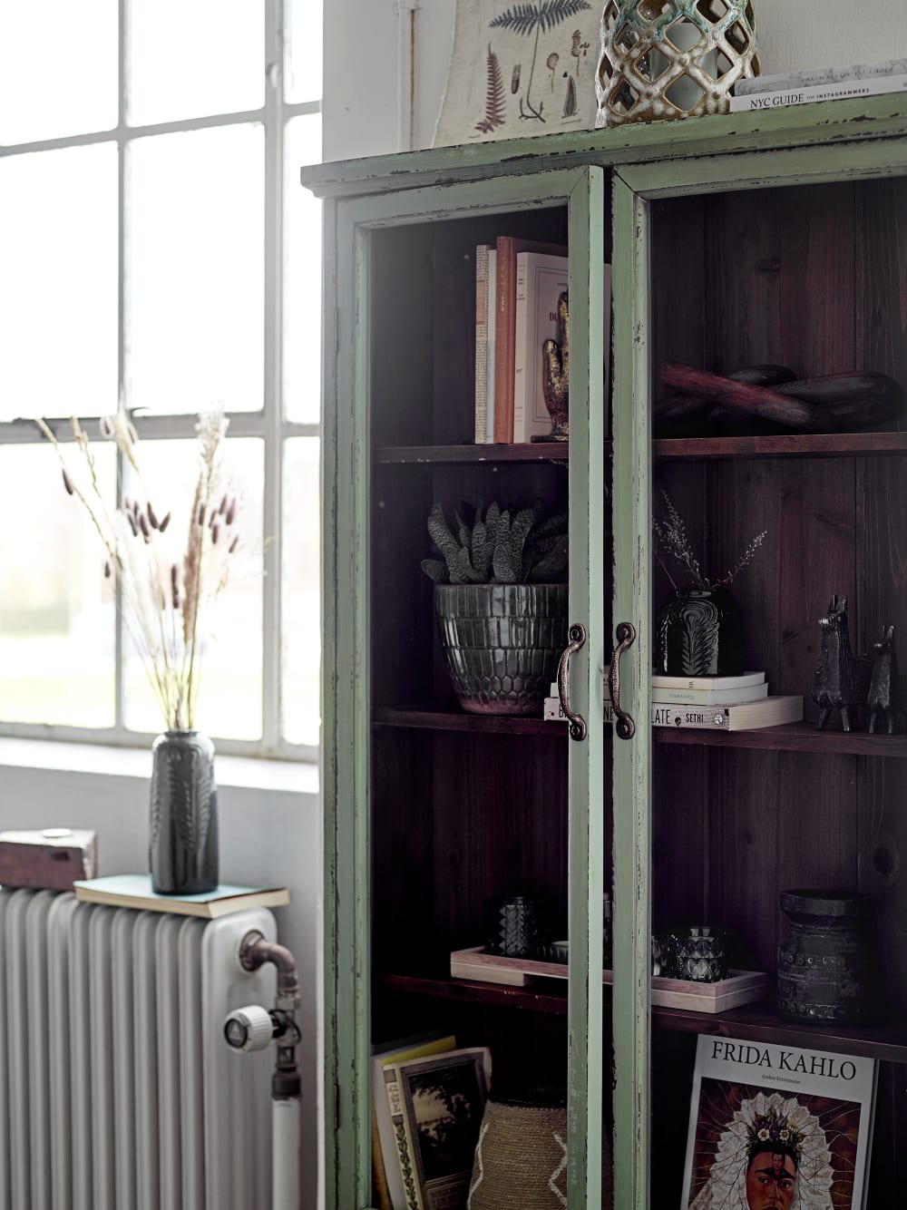 Vitrina de madera verde - Maisons du Monde