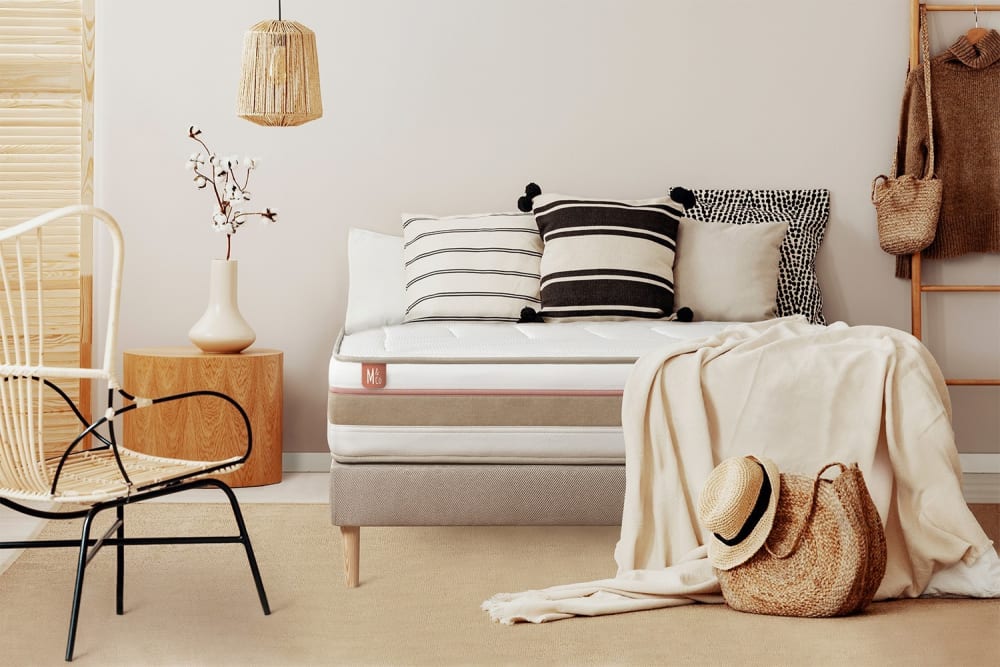 Matelas 160x200 ressorts et mémoire de forme - equilibré - Maisons du Monde