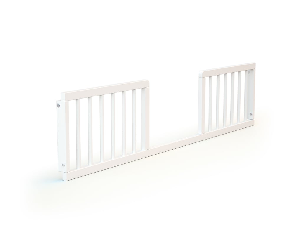 Barandilla de cuna en madera blanco 140 cm